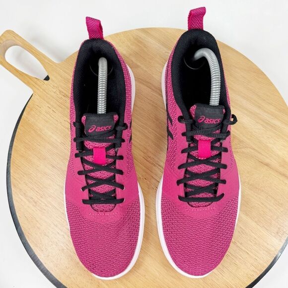 ASICS Kanmei Running Trainers Sneakers Shoes Hot Pink Black Women 9.5 T7H6N - Picture 4 of 11